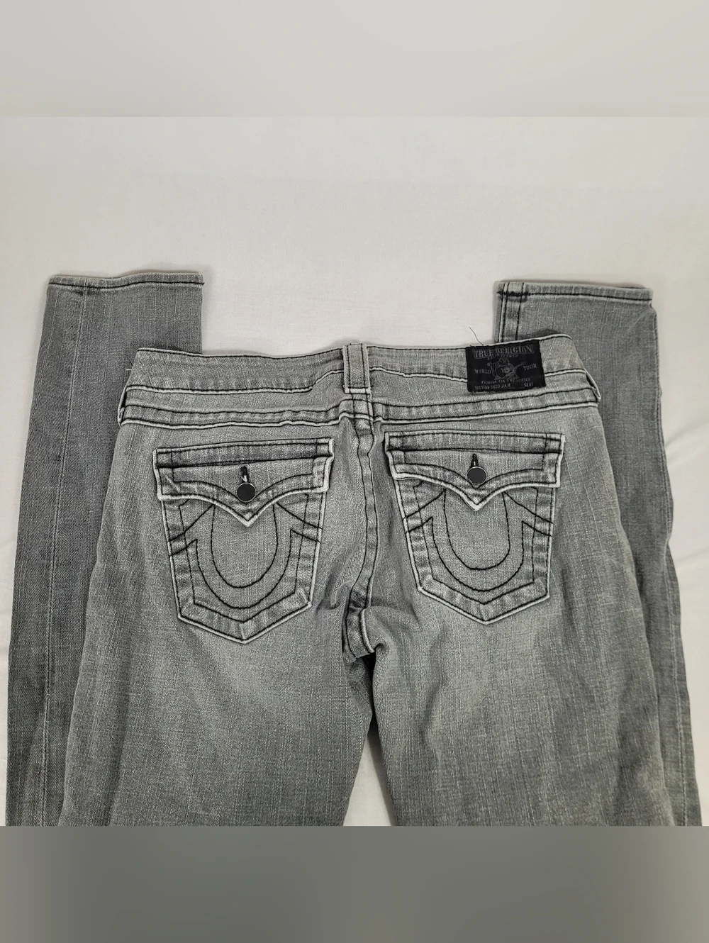 True Religion Jeans Gray Skinny Leg Size 29